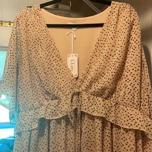 L Love tunic top/dress plus NWT